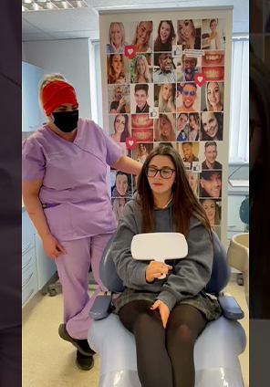 Olivia is 16 and brace-free