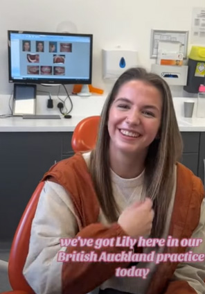 Lily's smile transformation!